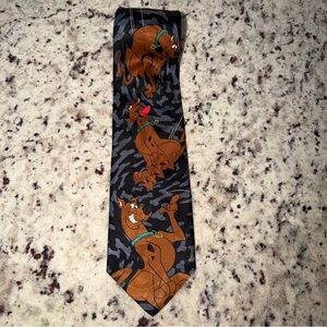 Vintage Scooby-Doo! Tie 1999 Cartoon Network Bones Necktie 90s Retro Eclectic